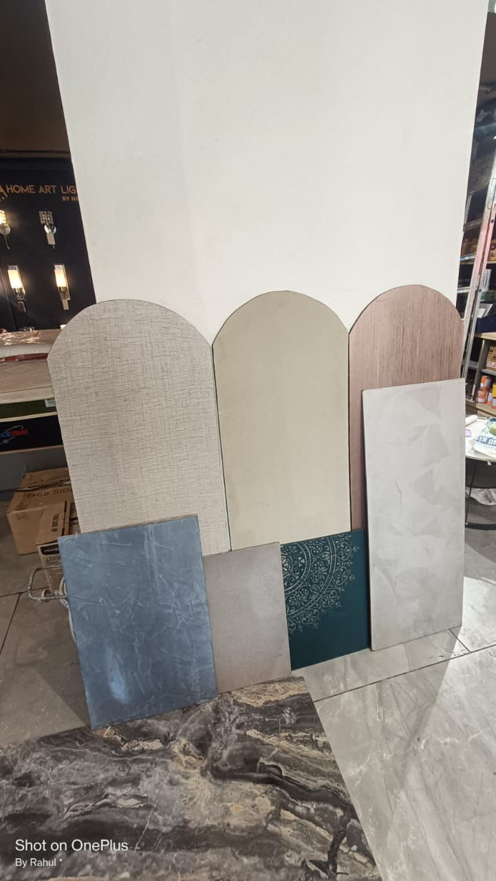 Decorative colour and wall finish samples